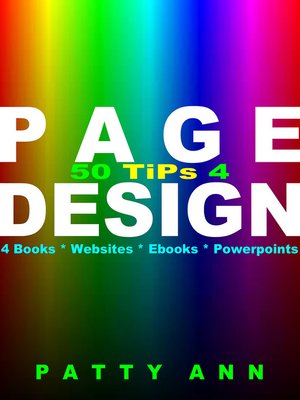cover image of 50 Tips 4 Page Design